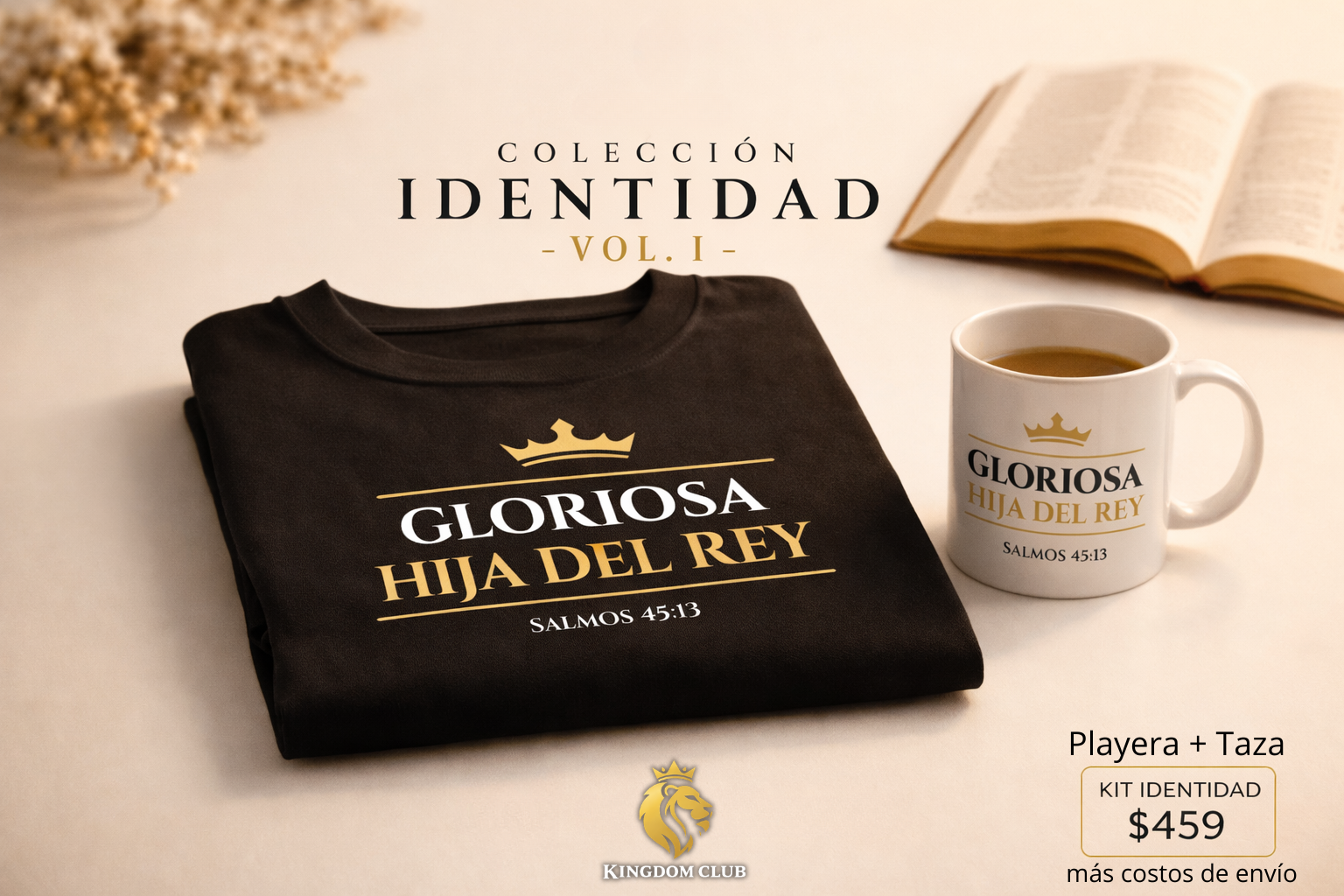 🎁 KIT IDENTIDAD: Playera + Taza 👑
